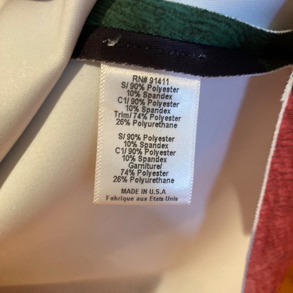 Clover Canyon Neoprene Peplum Sleeveless Dress Size Large Made in USA - Picture 7 of 14